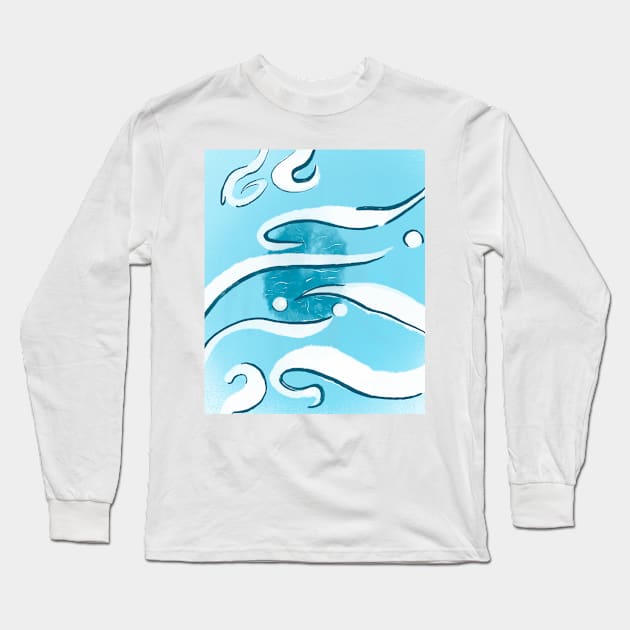 Brain Fog Long Sleeve T-Shirt by Uwaki